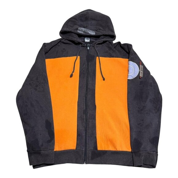 Vintage‎ Naruto Shippuden Naruto Full Zip Hoodie Sweatshirt Adult Large - Picture 1 of 7